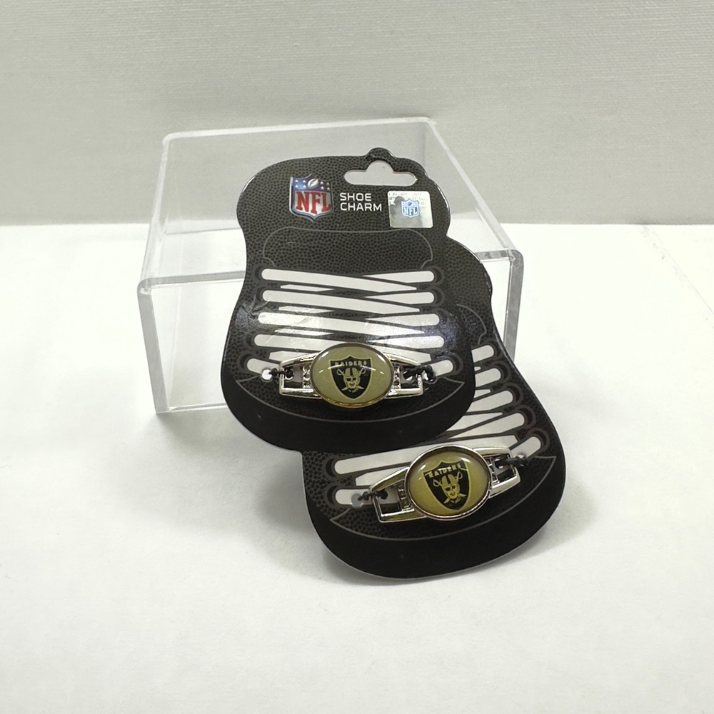 Raiders Shoe Lace Charms New
